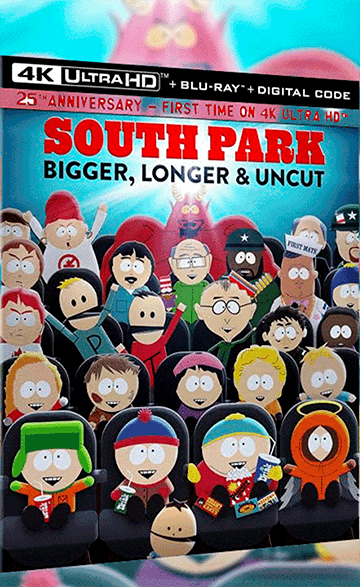 ¡Película de South Park es lanzada en 4K Blu-Ray!